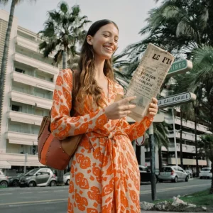 VESTIDO MIDI ÉTNICO NUDO