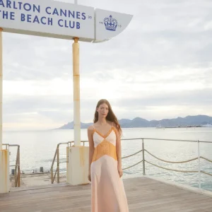 VESTIDO MIDI LENCERO SATÉN