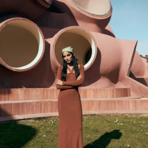 VESTIDO MIDI PUNTO CANALÉ