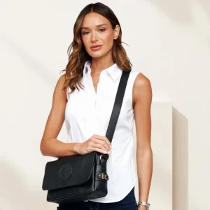 BIANCA — Cartera Bandolera de Cuero Natural