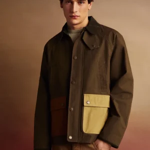 PARKA BOLSILLOS BICOLOR