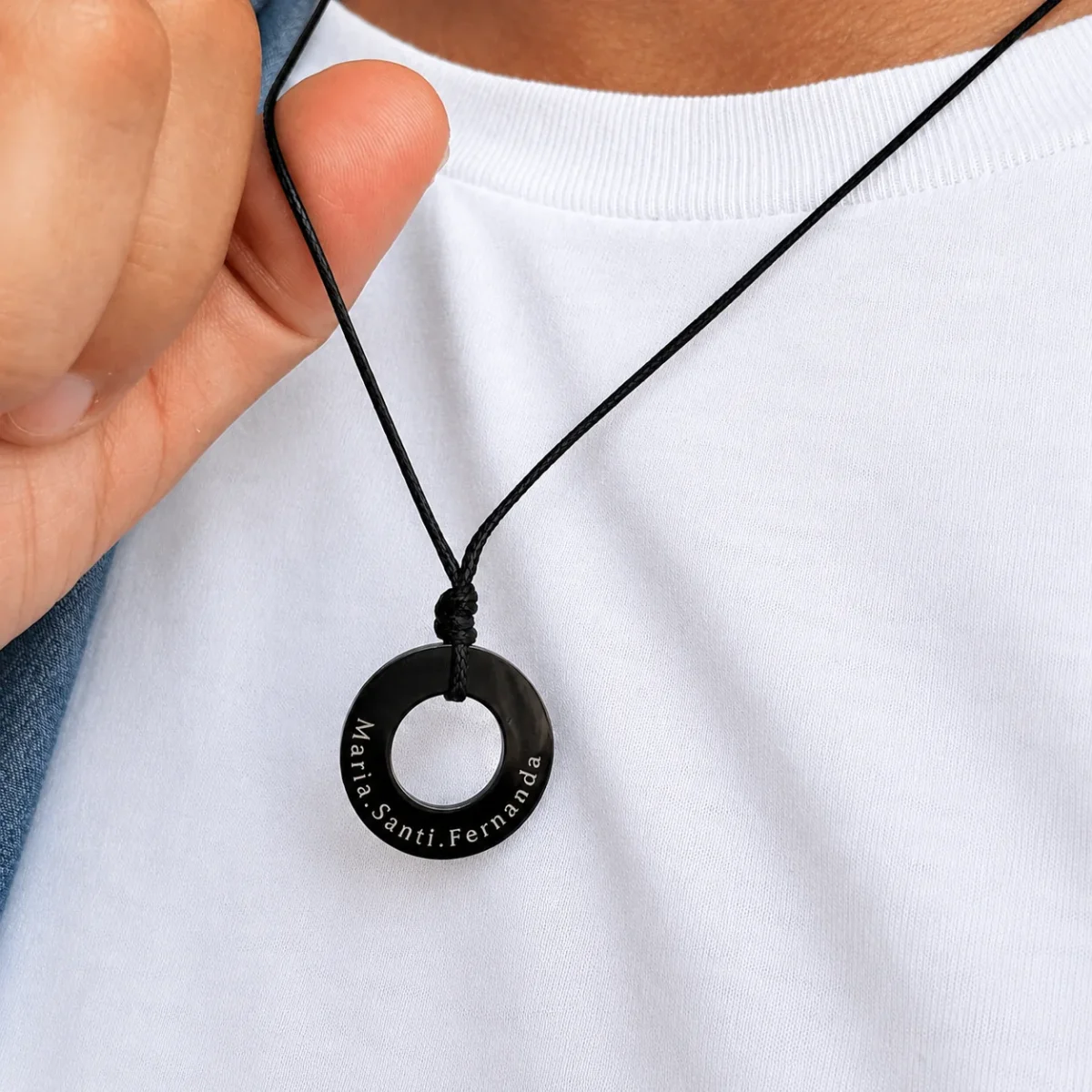 Collar Infinito All Black - Imagen 2