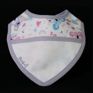 Babero para bordar a punto de cruz cawboy koala