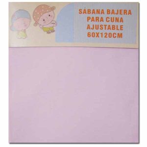 Sábana bajera ajustable para CUNA 60×120 cm.