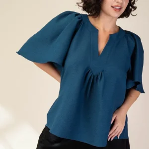 BLUSA MARIPOSA TEAL