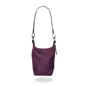 BOLSO BOMBONERA MINI - TAPIZADO MORADO