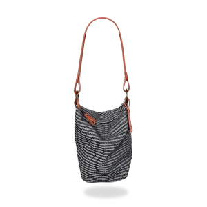 BOLSO BOMBONERA MINI - TAPIZADO GRIS