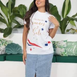 T-shirt Blanca Talla Plus Size Inspirado en la Selección de Panamá