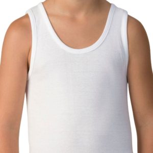 Camiseta interior niño de tirantas en algodón