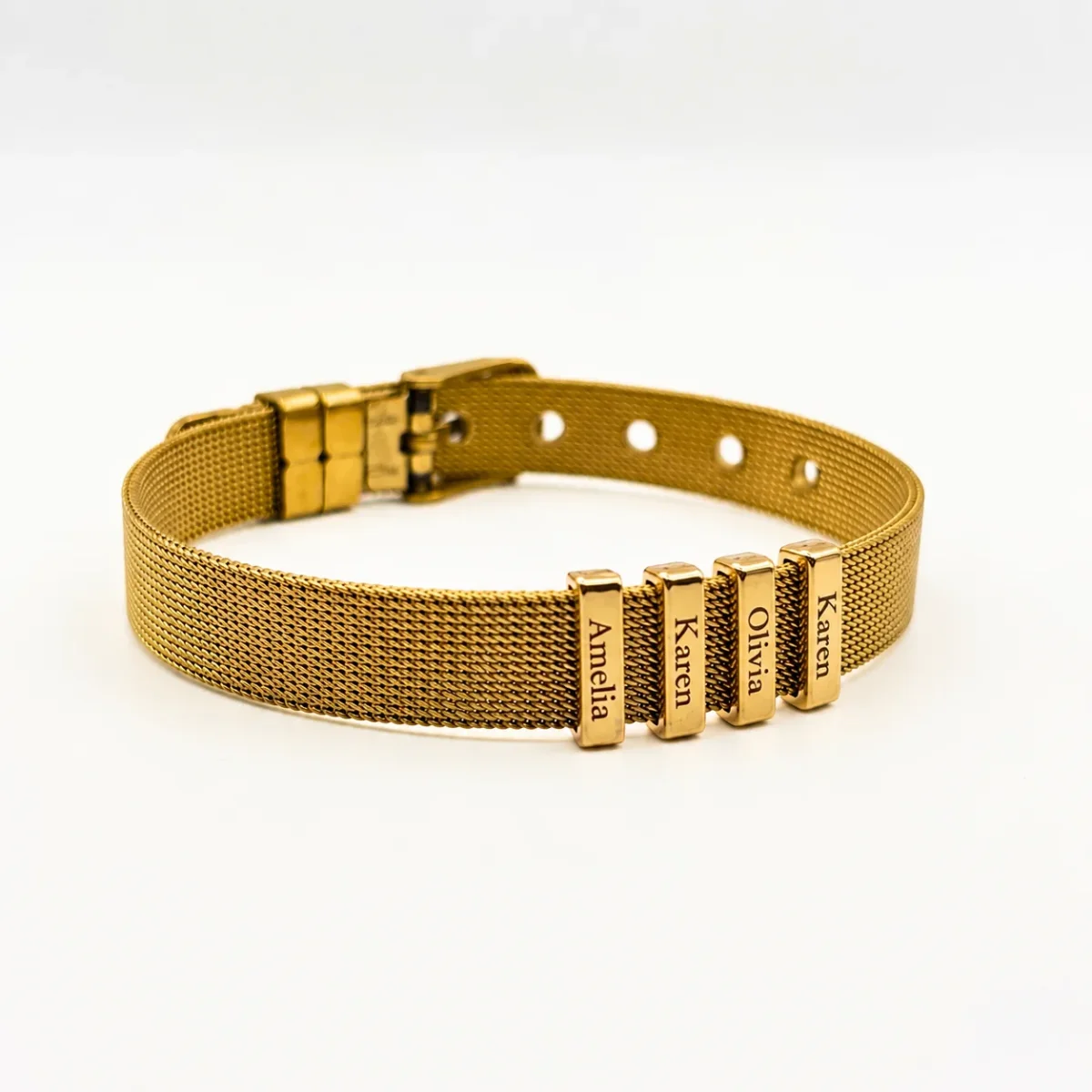 Pulsera Cinturón Dorado - Imagen 6