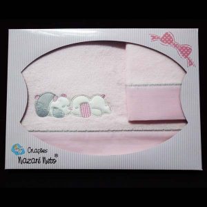 Juego sábanas CARRO CORALINO rosa