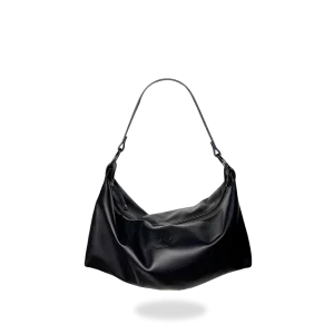 BOLSO COSTAL MINI - CUERO NAPA NEGRO