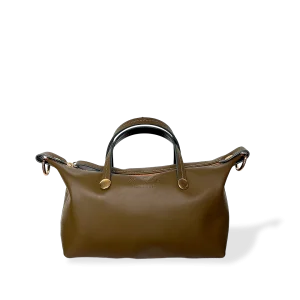 MINIBOLSO BANDOLERA - NAPA OLIVA