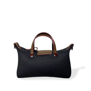 MINIBOLSO BANDOLERA ACOLCHADO - NEGRO Y OLIVA