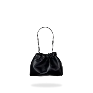 BOLSO NIDO PEQUEÑO - PIEL NAPA TERNERA NEGRO