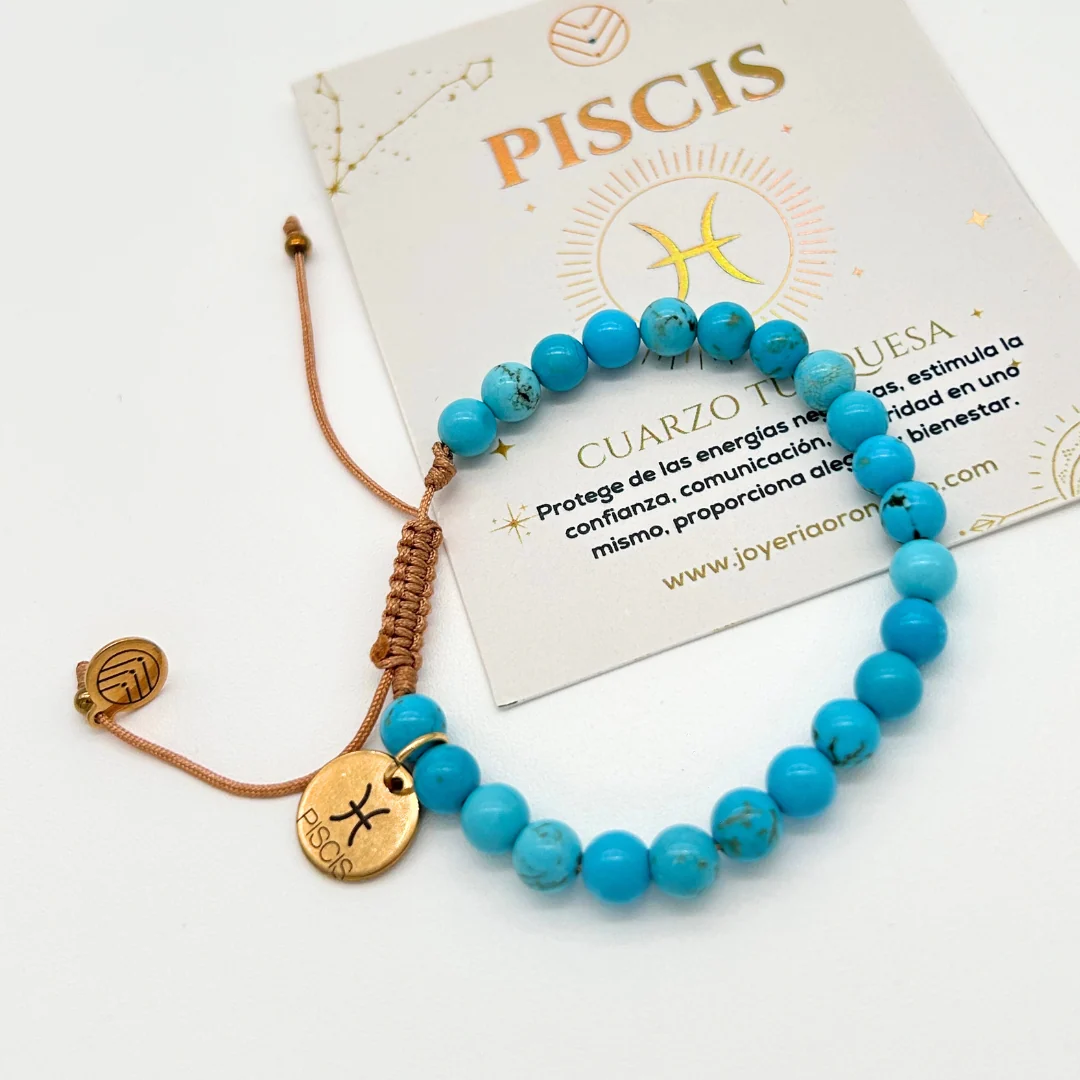 Pulsera Piscis Turquesa - Imagen 3