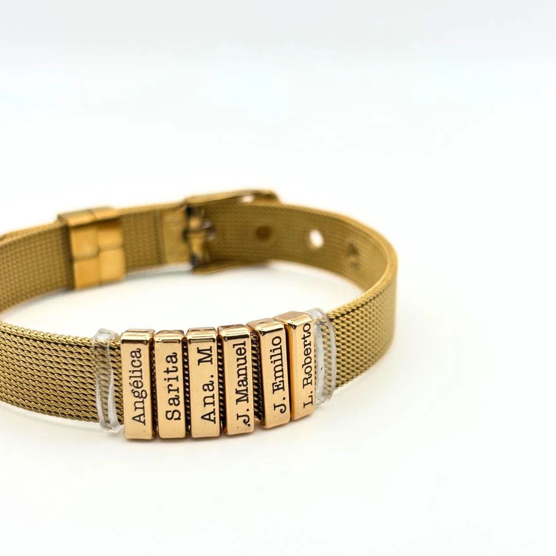 Pulsera Cinturón Dorado - Imagen 3