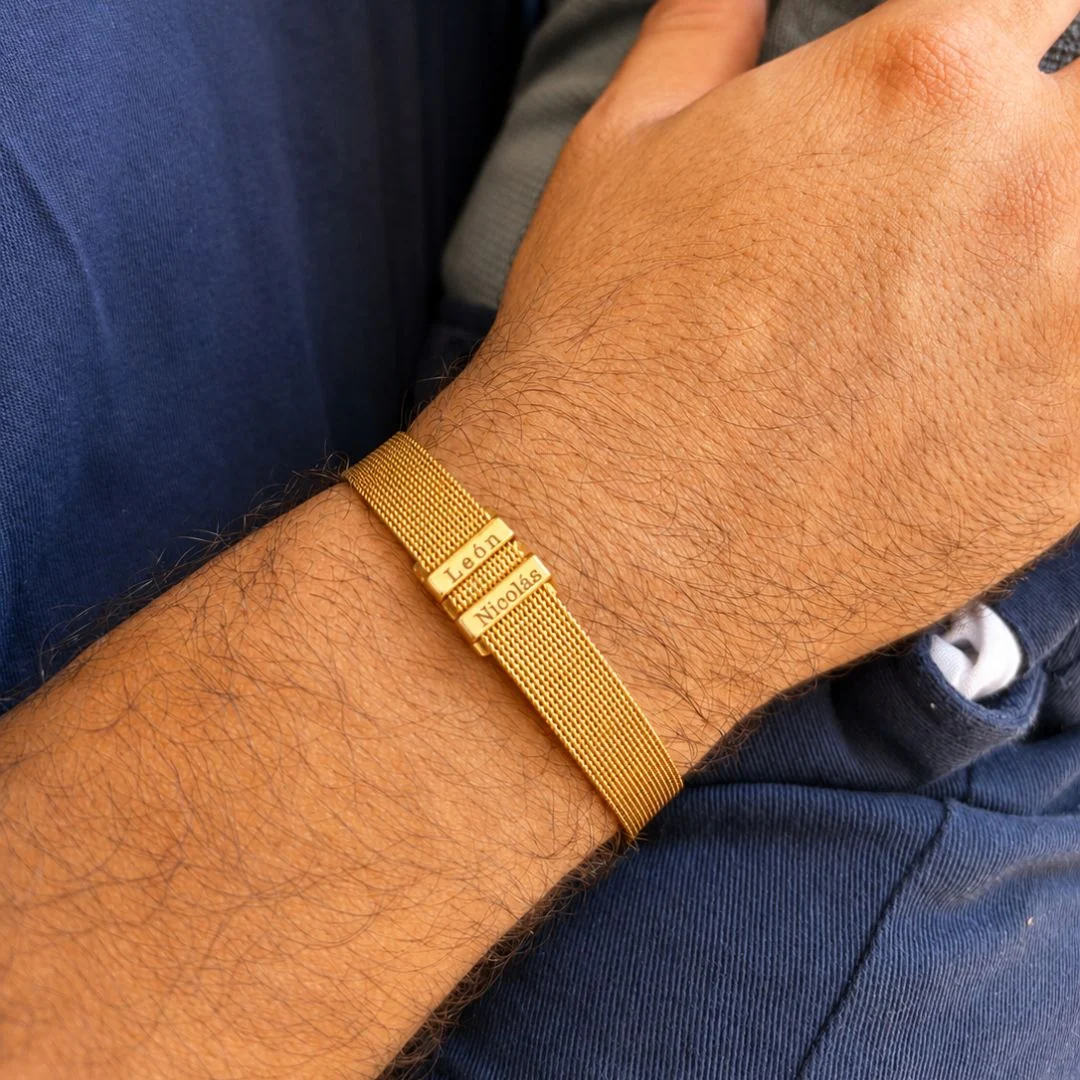 Pulsera Cinturón Dorado - Imagen 8
