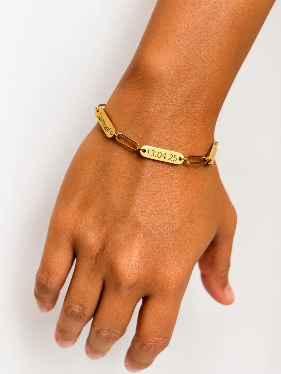 Pulsera Plaquitas - Imagen 3