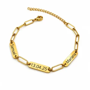 Pulsera Plaquitas