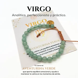 Pulsera Virgo Aventurina Verde