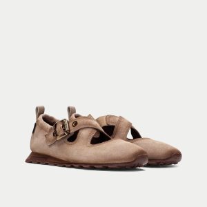 Zapato Bailarina ZINNIA Beige de HISPANITAS